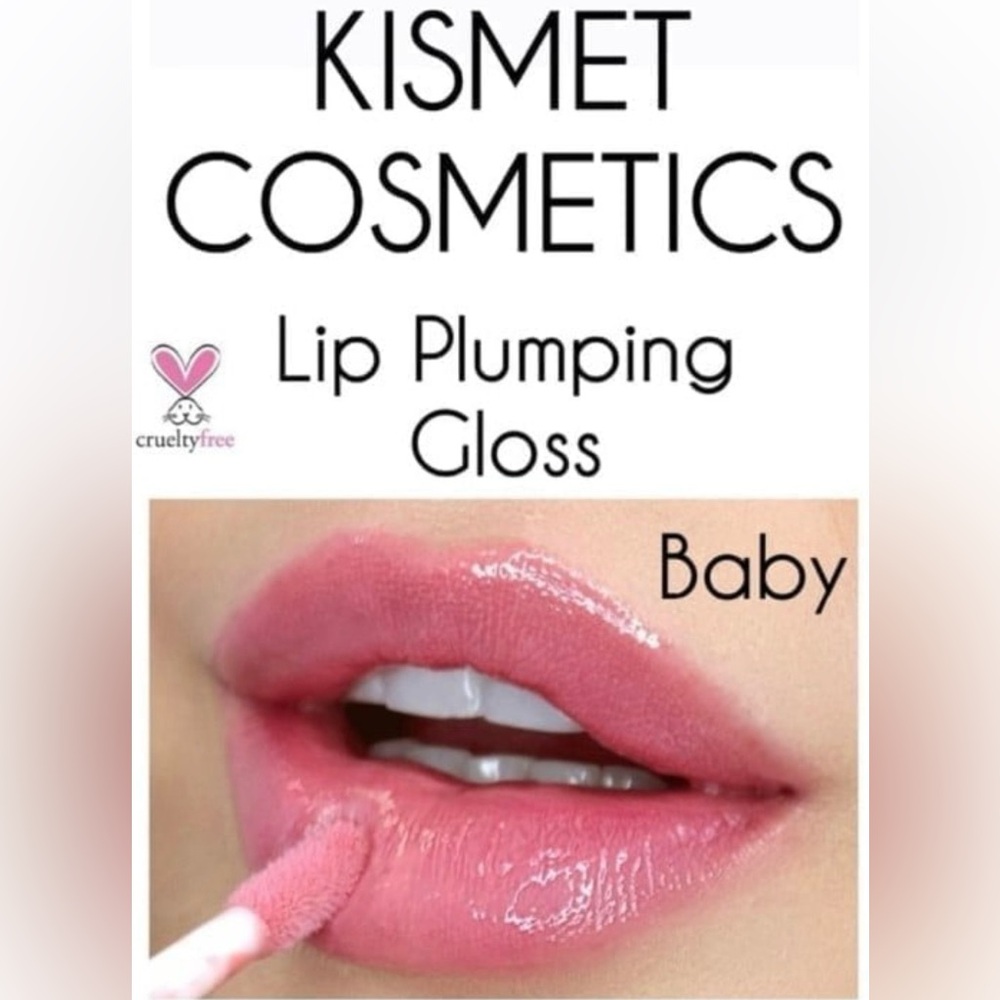 2x’s Kismet | Polished Lip Plumping Gloss 8ML in Shade: “BABY” NIB NWT FULL SIZE